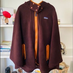 M/L Patagonia fleece poncho